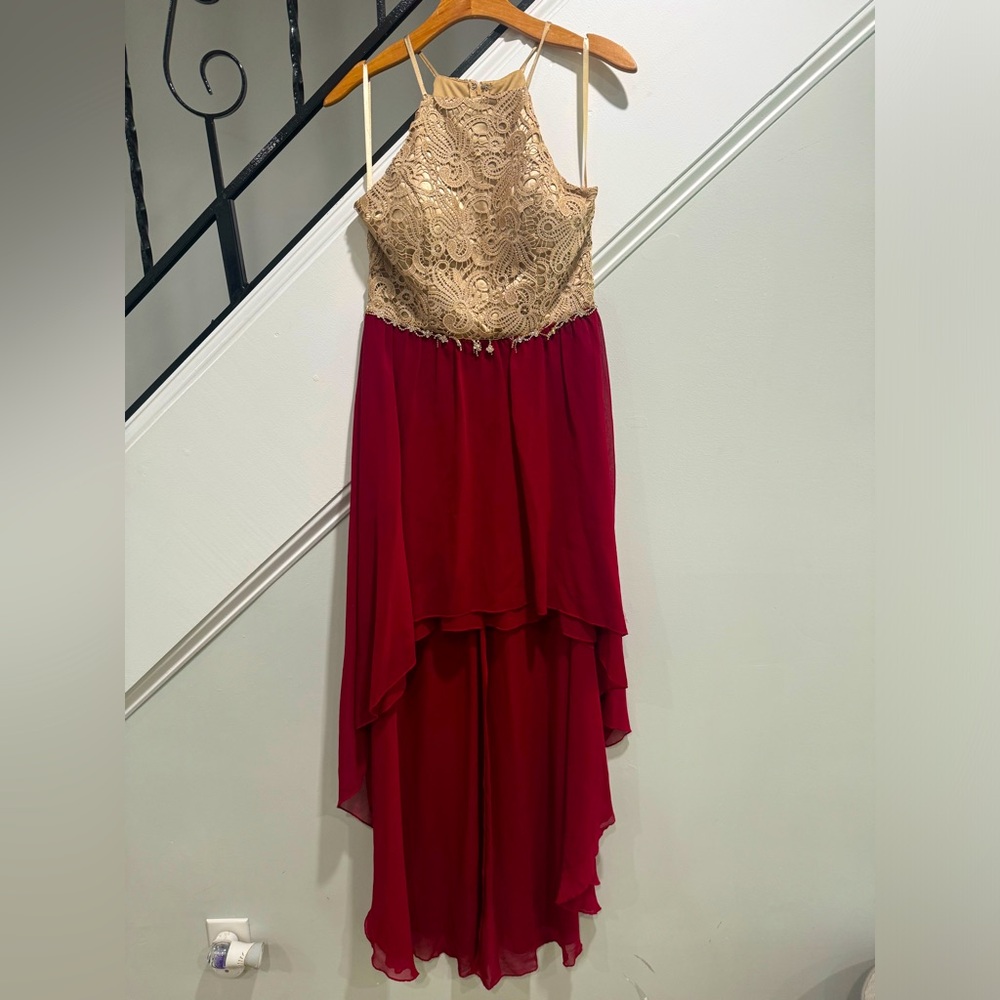 Red A-Line Dress